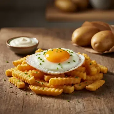 Frytki z jajkiem sadzonym: Przepisy i sekrety idealnego dania